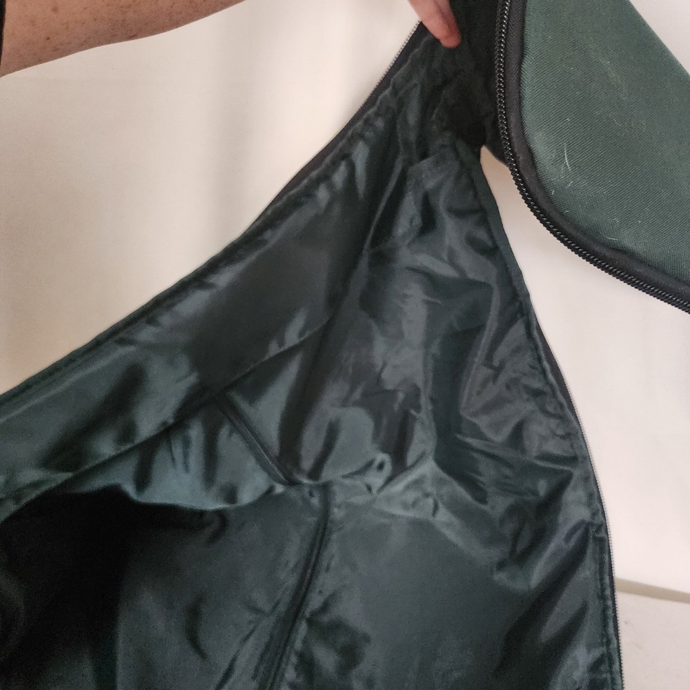 Halfday Garment Duffel Travel Bag Green Carry On Suit Garment Weekender 24" - Picture 5 of 7